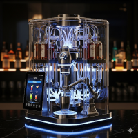 Automatic cocktail mixer