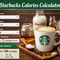 Starbucks calories calculator
